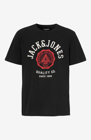 T-shirt med tryck Logo tee o-neck