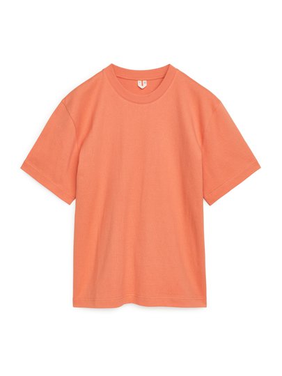 Oversized Heavyweight T-shirt - Orange
