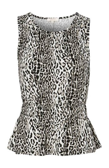 Truly mine Leopardmönstrat linne Domenica Leopard