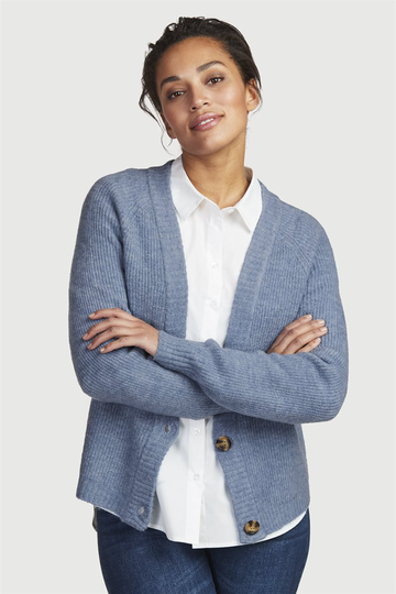 Kort cardigan med knappar