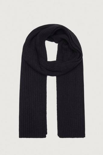 Gant Halsduk D1. Wool Knit Scarf Svart