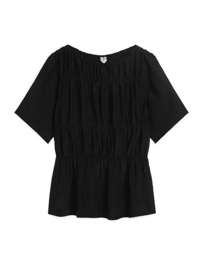 Smock Blouse - Black