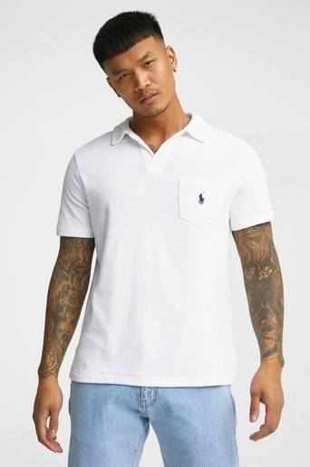 Polo Ralph Lauren Piké S/S Cotton Terry Polo Shirt Vit