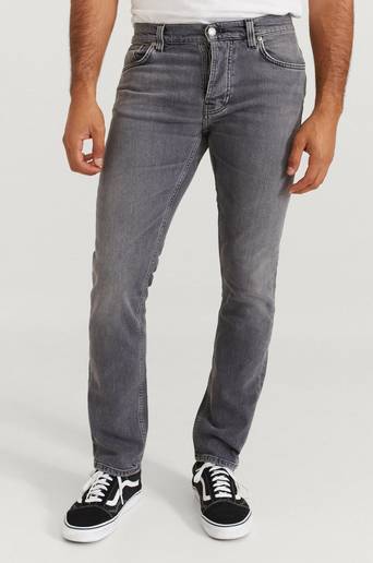 Nudie Jeans Jeans Grim Tim Pale Grey Grå