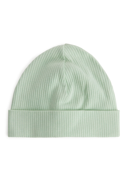 Cotton Lyocell Beanie - Green
