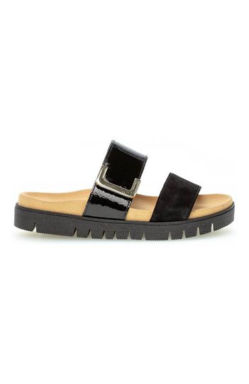 Gabor Skinnsandal Svart