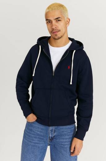 Polo Ralph Lauren Hoodie RL Fleece Zip Hoodie Blå