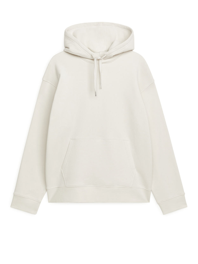Relaxed Terry Hoodie - Grey
