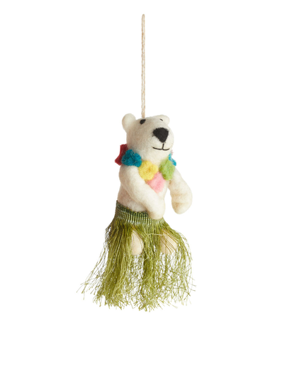 Felt So Good Hula Bear - White