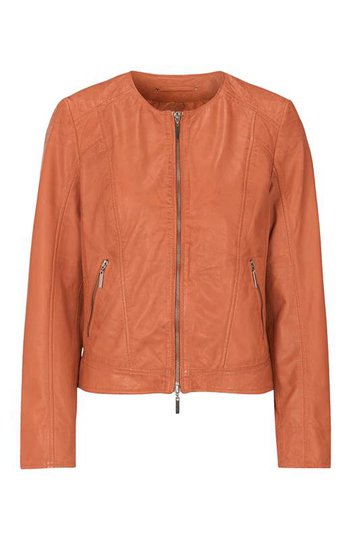 Cellbes Kort skinnjacka Orange