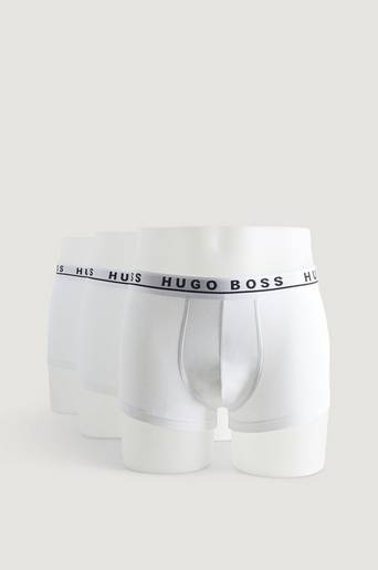 BOSS 3-pack Boxerkalsonger Trunk Vit