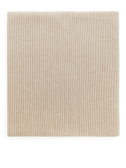 Cashmere Blend Snood - Beige
