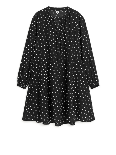 Cotton Voile Dress - Black
