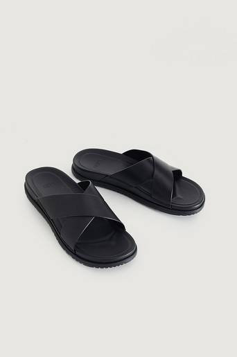 UGG Sandaler M Wainscott Slide Svart