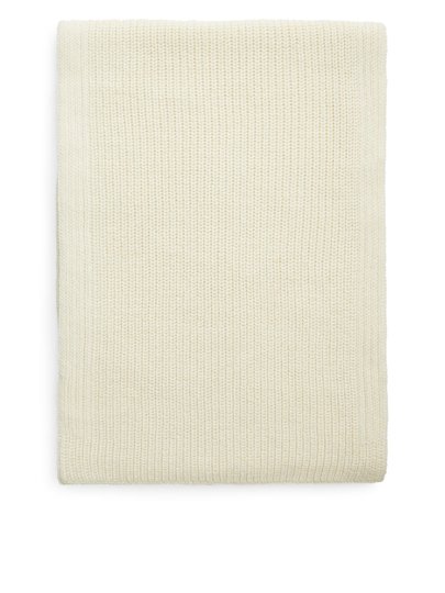 Alpaca Scarf - White