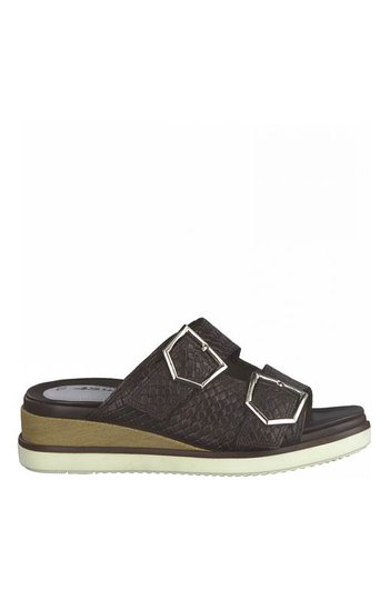 Tamaris Skinnsandal Mörkbrun