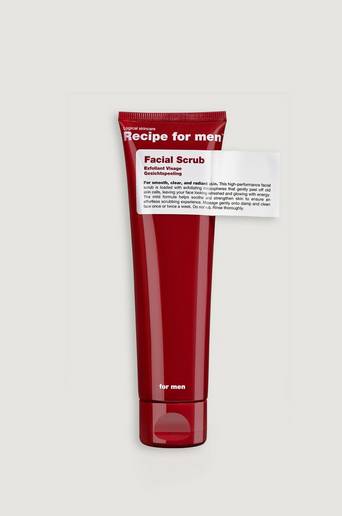Recipe for men Facial Scrub Grå
