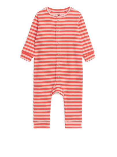 Rib Jersey Overall - Orange