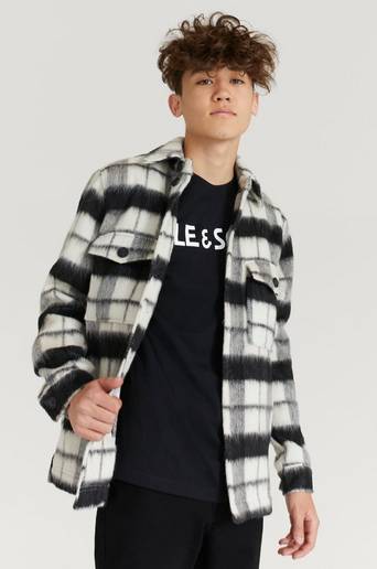 Studio Total Overshirt Checked Overshirt Svart
