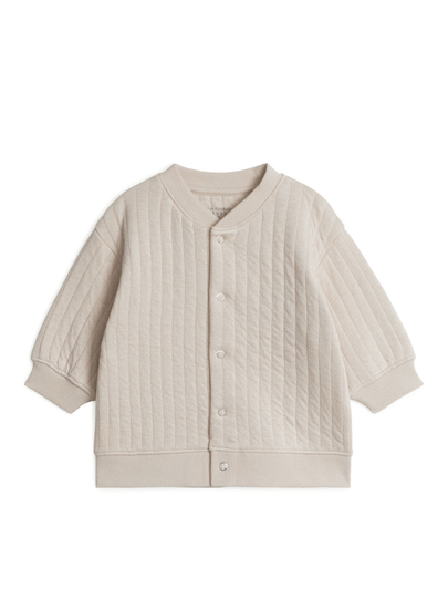 Quilted Jacket - Beige