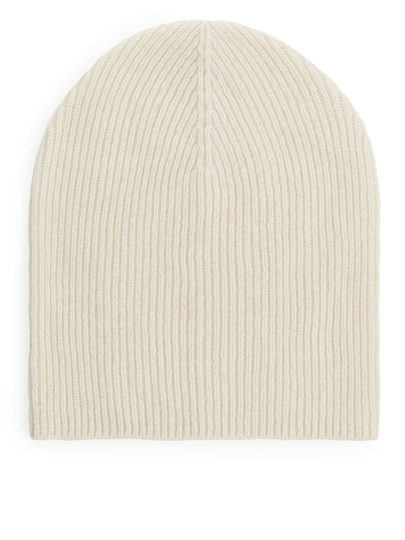 Cashmere Beanie - Beige