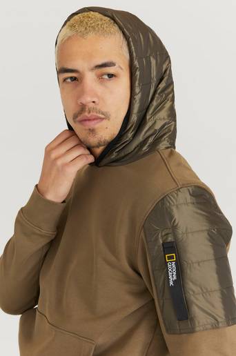 National Geographic Hoodie Sweat Brun