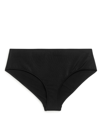 Low Waist Bikini Hipsters - Black