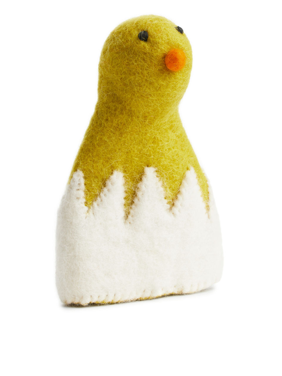 Afroart Felted Egg Warmer - Yellow