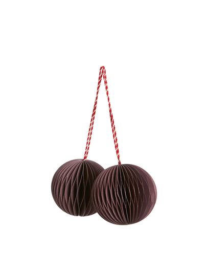 Honeycomb Ornaments 5 cm - Pink