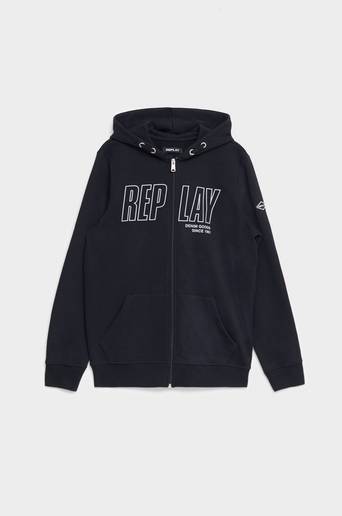 Replay Hoodie Sweater Svart