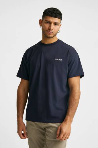 Les Deux T-Shirt Diego T-Shirt Blå