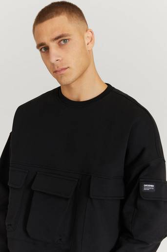 Dr.Denim Sweatshirt Philly Function Swea Svart