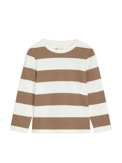 Block Stripe Top - White
