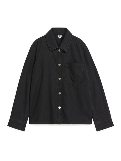 Denim Shirt - Black