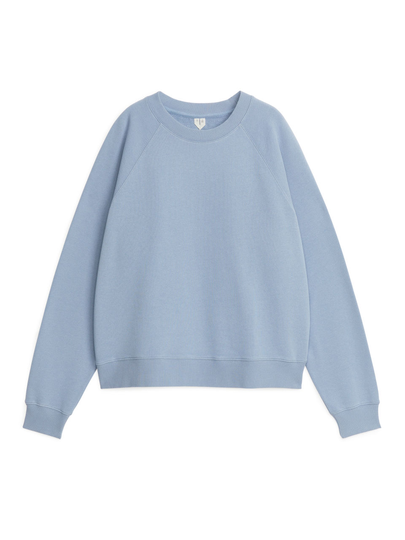 Soft French Terry Sweatshirt - Blue