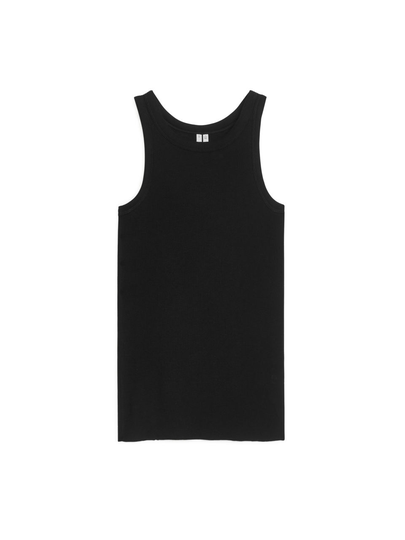 Wool Tank Top - Black