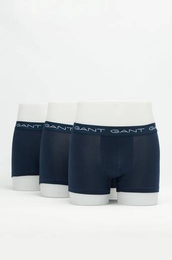 Gant Boxerkalsonger enfärgade 3-pack Blå