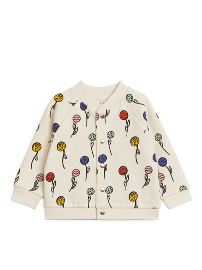 Sweatshirt Jacket - Beige