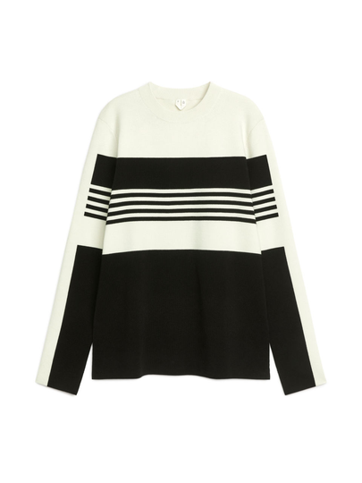 Wool Blend Jumper - Black