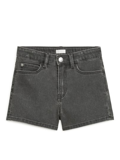 Denim Shorts - Grey