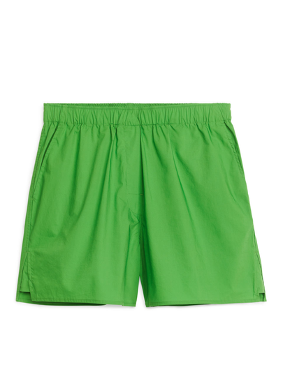 Poplin Shorts - Green