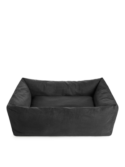 Padded Dog Bed 75 x 63 cm - Black
