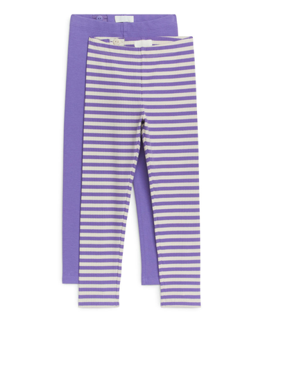 Leggings Set of 2 - Purple