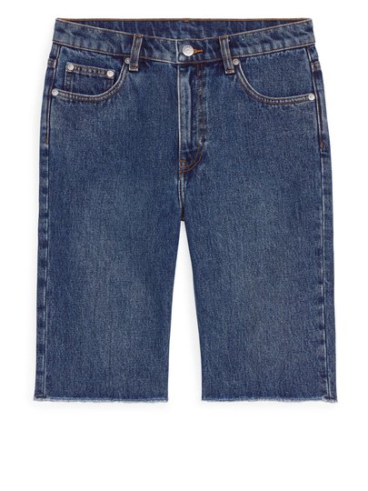 SLIM Denim Shorts - Blue
