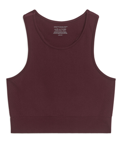 Seamless Sports Top - Red