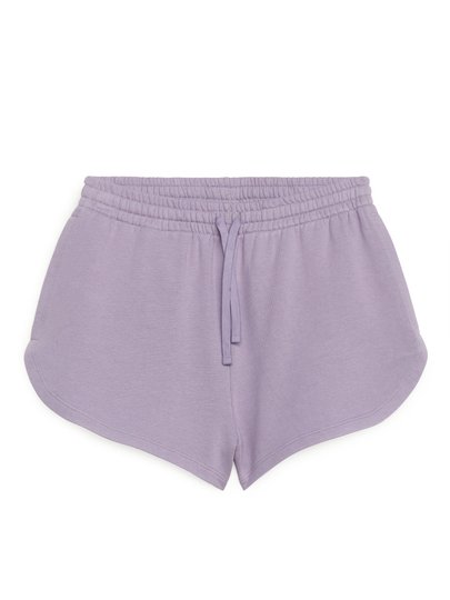 French Terry Shorts - Purple
