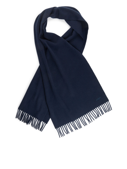 Wool Scarf - Blue