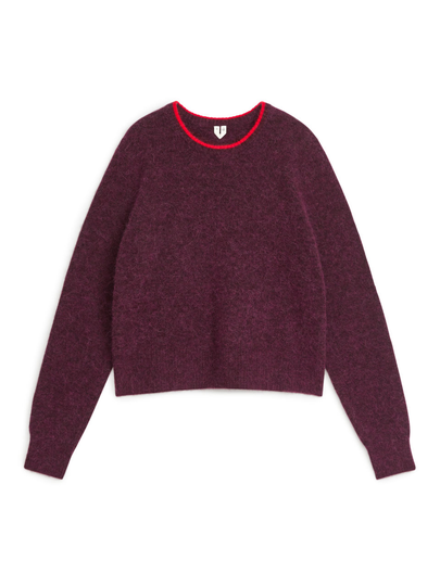 Alpaca Blend Jumper - Red