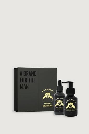 Beard Monkey Beard Monkey Gift-set Oil/shampoo - Oud / saffron