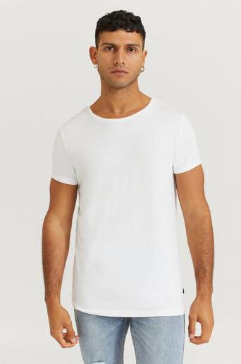 Resteröds T-Shirt Jimmy Tee Bamboo Vit